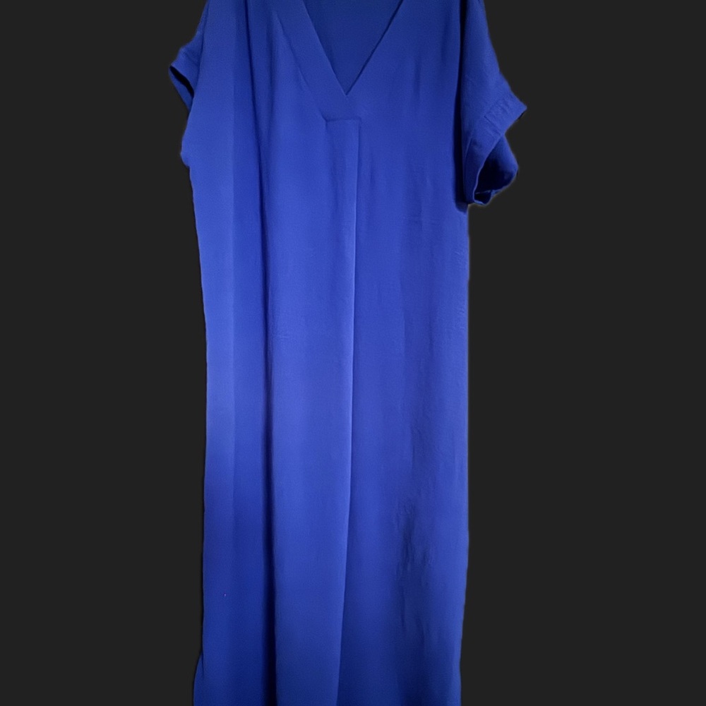 Fred Royal Blue V-Neck Top